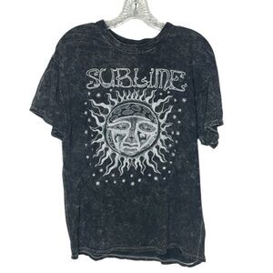 Sublime Acid Wash  Graphic Band T-Shirt. Size Large.